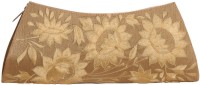 Soulful Threads Party Beige Clutch