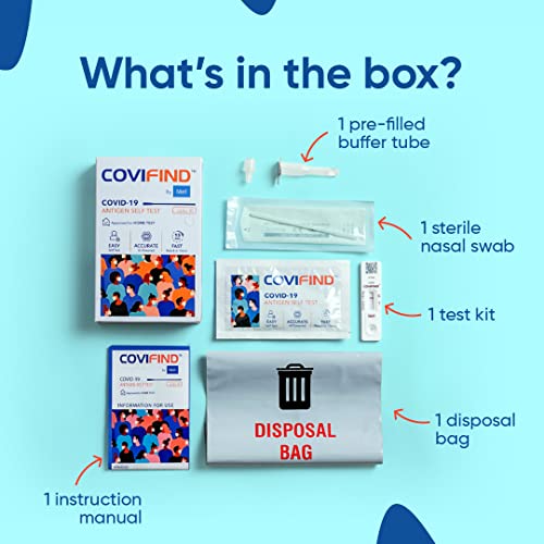 Review Covifind Covid-19 Rapid Antigen and Covid Test Kit- ICMR Approved for Home Use (Pack of 2)