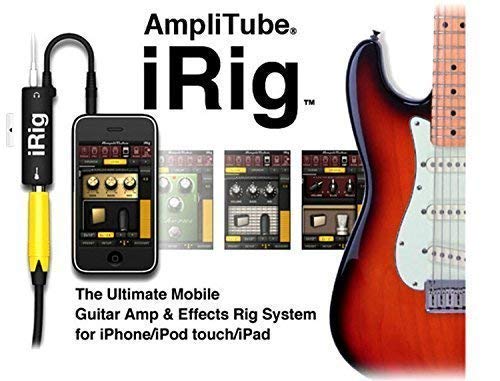 Review SUKHAD Audio Interface AMP iRig from for iPod Touch, iPhone, and iPad, 7 X 2 X 2 cm, Black