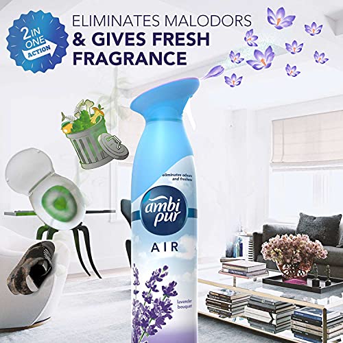 Review Ambi pur Air Effect Lavender Bouquet Air Freshener Spray- 275 g