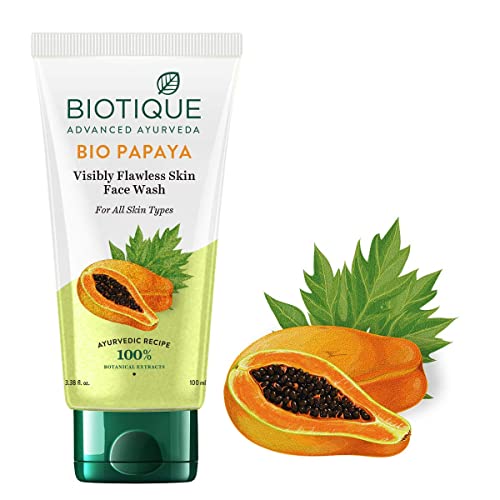 Review Biotique Papaya Deep Cleanse Face Wash For Visibly Glowing Skin All Skin Types 2x100ml
