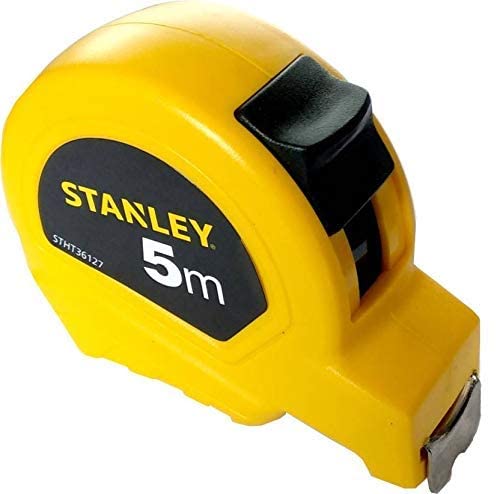 Review STANLEY STHT36127-812 5 Meter Plastic Short Measuring Tape (5m), Limited Lifetime Warranty (Yellow)