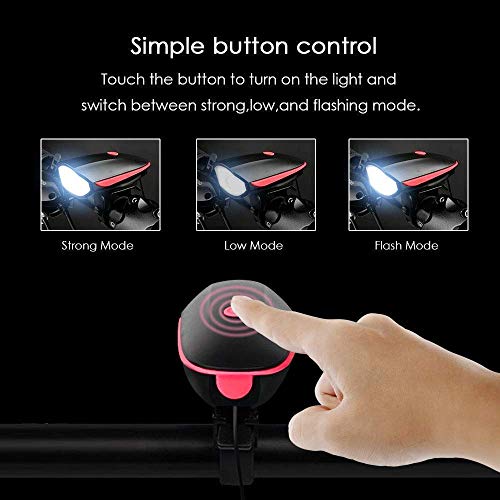 Review Lista Rechargeable Bike Horn And Light 140 DB with Super Bright 250 Lumen Light 3 Modes