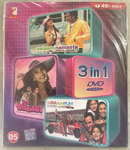 Review Salaam Namaste / Yeh Dillagi / Tararumpum (3 In 1 Combo DVD)
