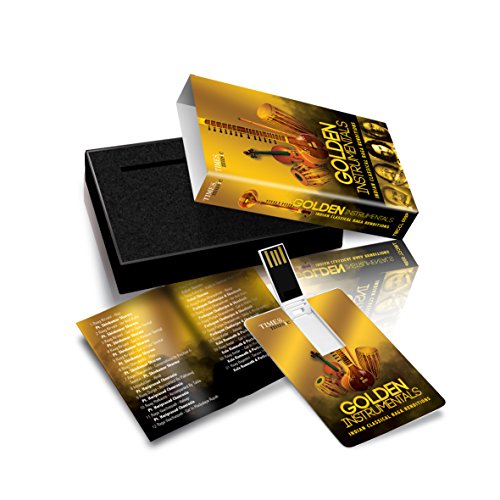 Review Music Card: Golden Instrumentals - Indian Classical Raga Renditions - 320 kbps Mp3 Audio (4 GB)
