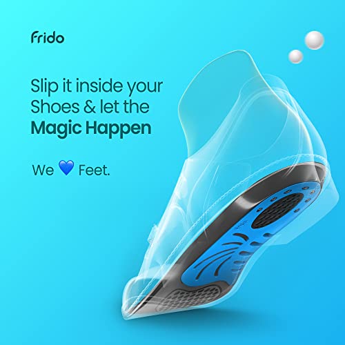 Review Frido Dual Gel Insoles, Everyday Shoe Inserts, All Day Comfort and Support, Proudly Made in India, For Work and Casual Shoes. (Available for Men and Women in sizes 5-9 UK ) - Pack of 1 Pair