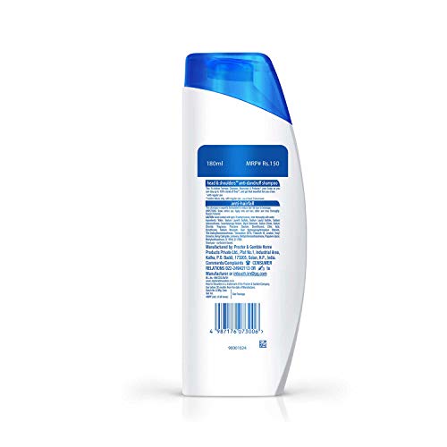 Review Head & Shoulders , Anti Dandruff Shampoo, Anti Hairfall, 180 ML