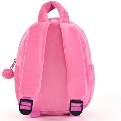 Review DZert Kids School Bag Soft Plush Backpacks Cartoon Boys Girls Baby (2-5 Years)