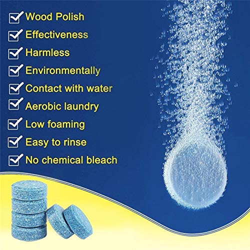 Review HSR Car Accessories in 10PCS/1Set Car Wiper Detergent Effervescent Tablets Washer Auto Windshield Cleaner Glass Wash Cleaning Tablets