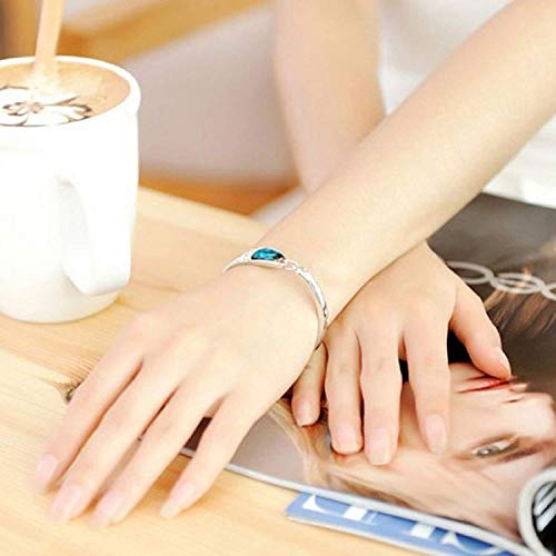 Review Valentine Gift By Shining Diva Italian Designer Non Precious Metal Jewellery Set for Women (Blue) (rrsdcmb208)