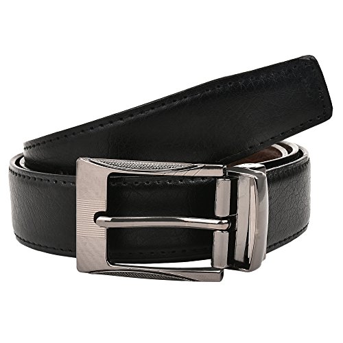 Review CREATURE Reversible Pu-Leather Formal Belt For Men(Color-Black/Brown||BL-01|| 46 inches length|| Waist upto -40 inches)