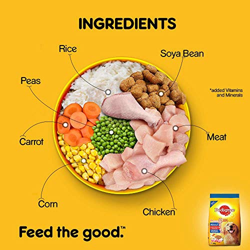 Review Pedigree Adult Dry Dog Food- Chicken & Vegetables, 1.2kg Pack