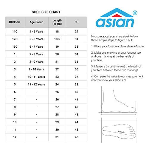 Review ASIAN Men's Bouncer-01 Sports,Walking,Gym,Training,Running Shoes