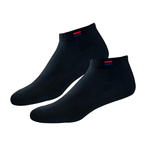 Review NAVYSPORT Men's Cotton Solid Ankle Socks, Free Size, Pack of 3 (Multicoloured)