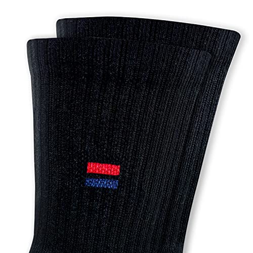 Review NAVYSPORT Men's Calf Length Cotton Socks (Pack of 3)