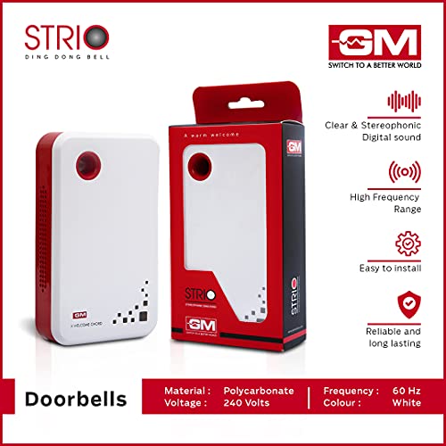 Review GM 4008 Strio Stereophonic Ding Dong Bell, White