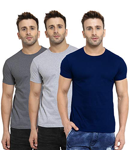 Review Scott International Men's Regular Fit T-Shirt (Pack of 3)