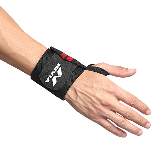 Review Nivia 11041 Cotton Thumb Wrist Support (RED)
