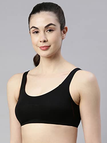 Review Enamor SB06 Low Impact Bra - Non-Padded, Wirefree & High Coverage