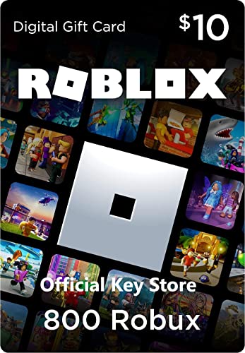 Review Roblox Gift Card - 800 Robux Or 10$ Roblox Credit ( GIFT CARD CODE ONLY )