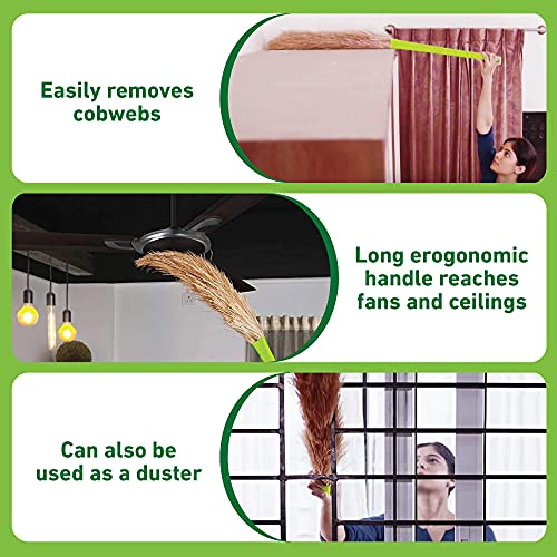 Review Scotch-Brite No-Dust Broom, Long handle, Easy floor cleaning (Multi-use)