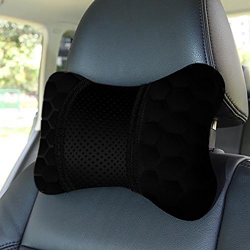 Review Adroitz Neck Cushion (Black, Pack of 2) Material: Faux Leather